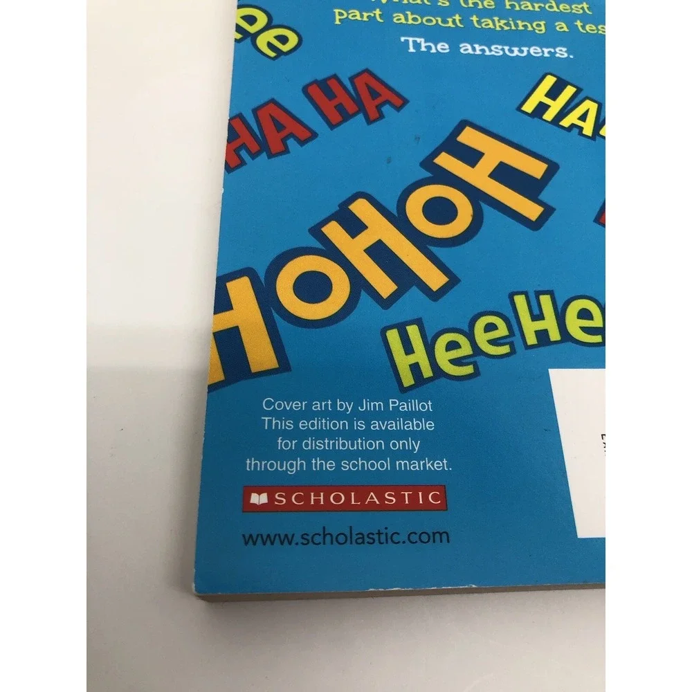 101 School Jokes Lisa Eisenberg & Katy Hall Paperback Funny Joke Book Scholastic